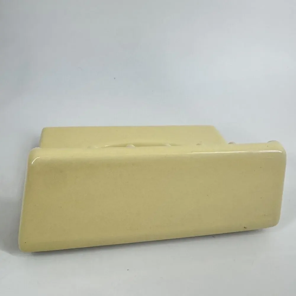 MCM Tile Soap Holder Shower Wall Yellow Ceramic 70’s vtg